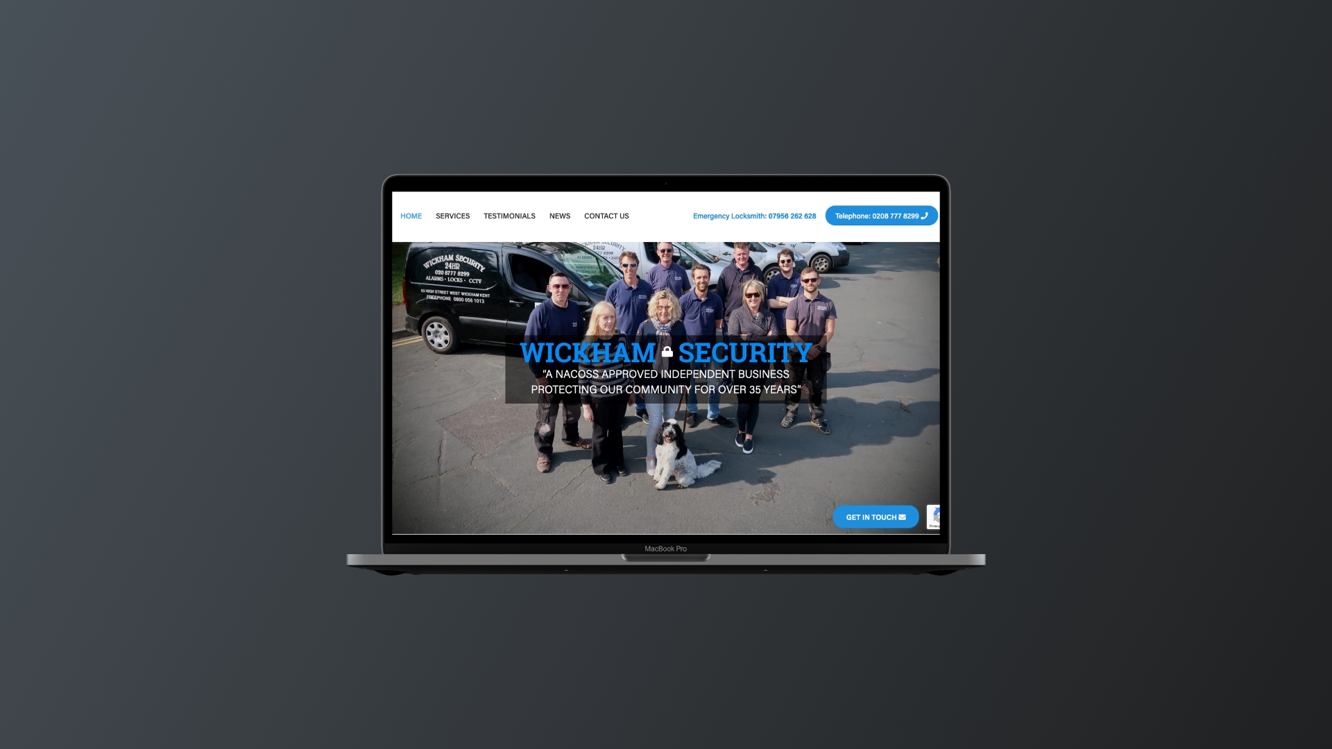 Screenshot of Wickham Security